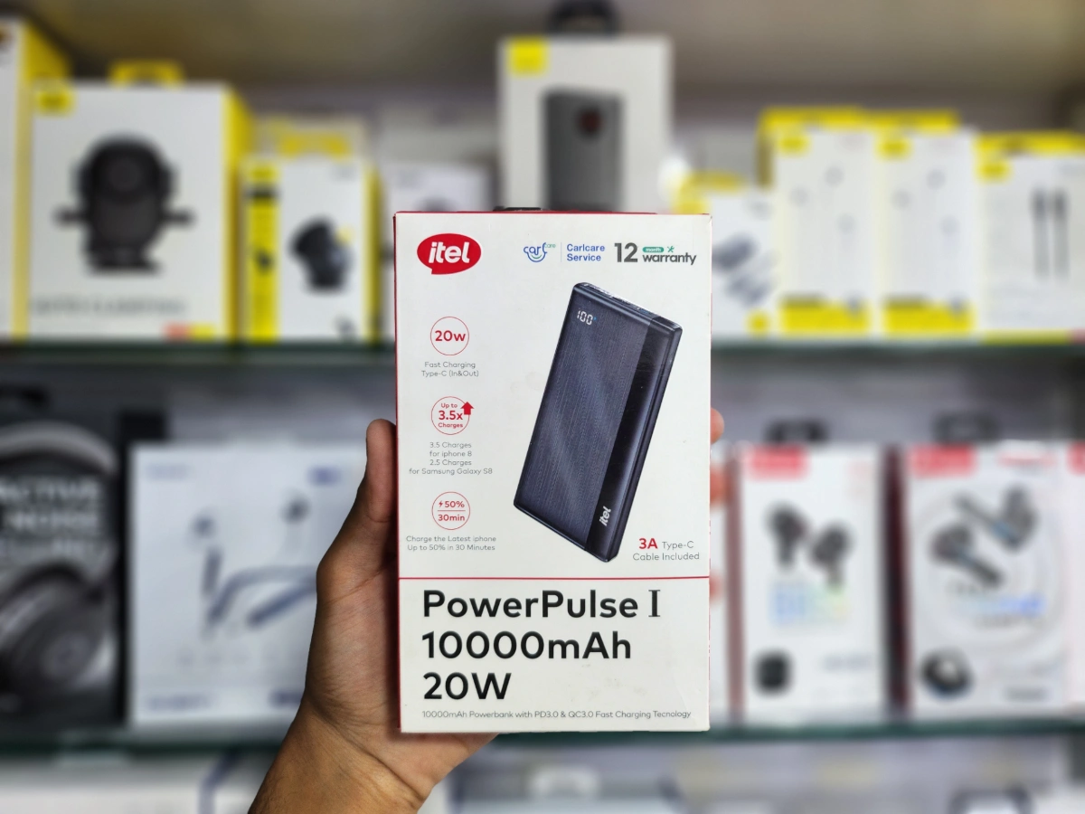 Itel Itel Powerpulse 1 20W 10000mah Power Bank — Box Packed