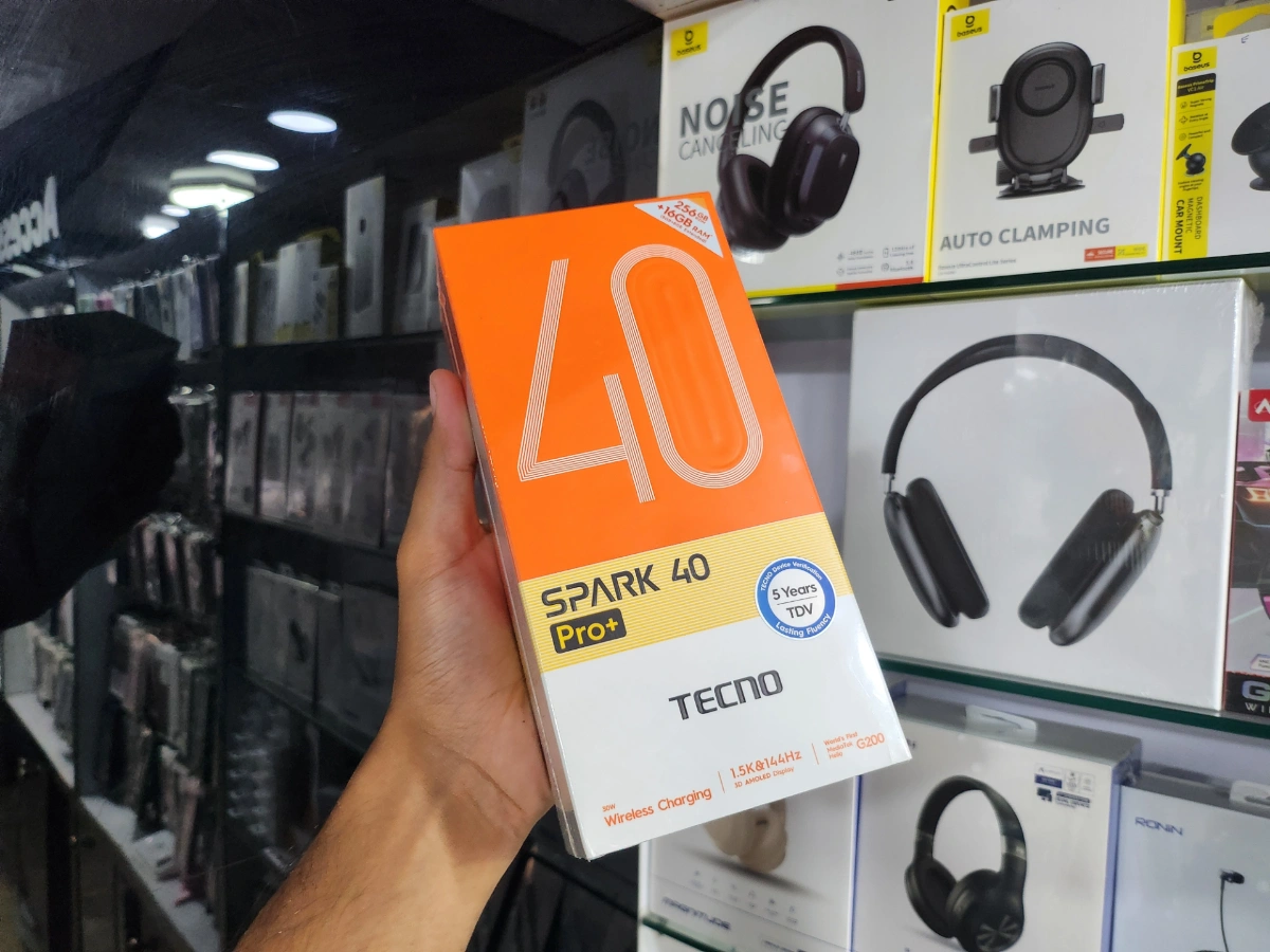 Tecno Spark 40 Pro Plus 256GB — Box Packed