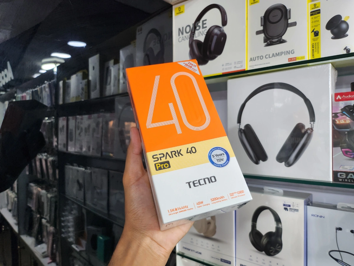 Tecno Spark 40 Pro 256GB — Box Packed
